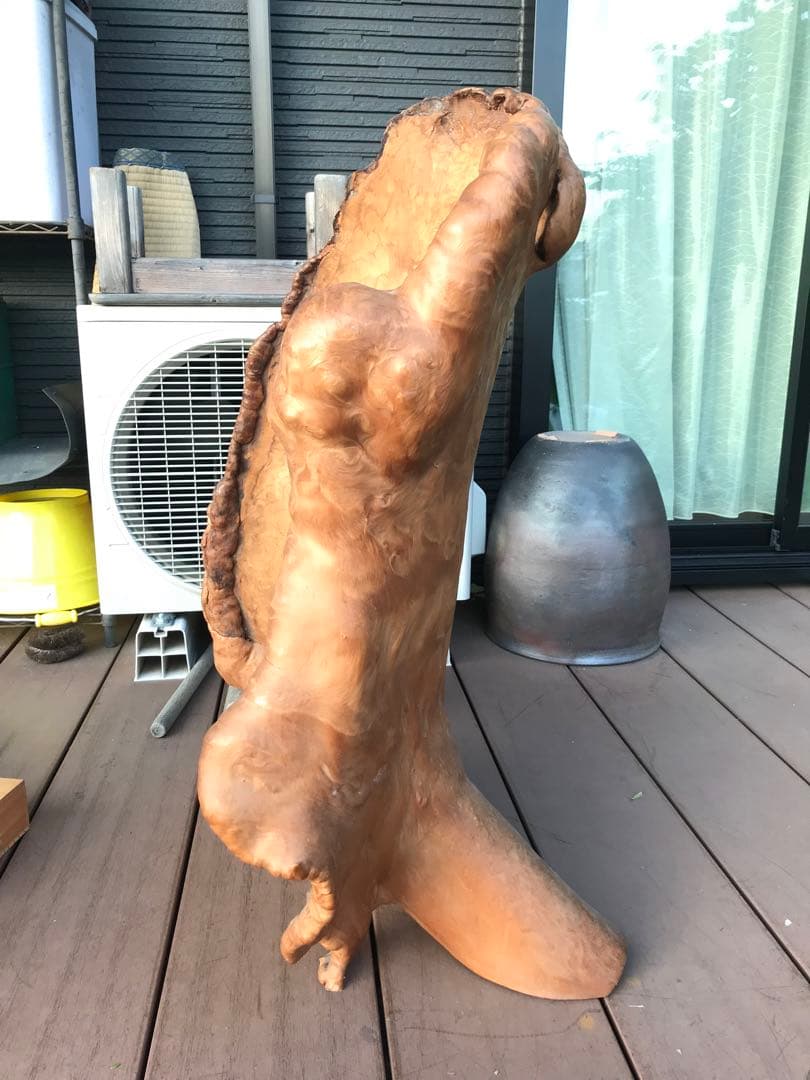 自然木の玄関 衝立