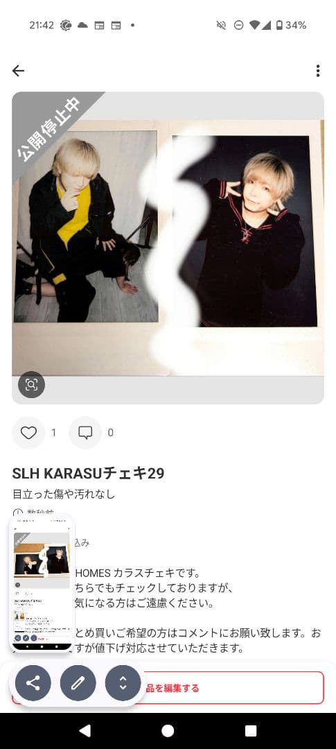 SLH KARASUチェキ26 〜30.36 専用 - メルカリ