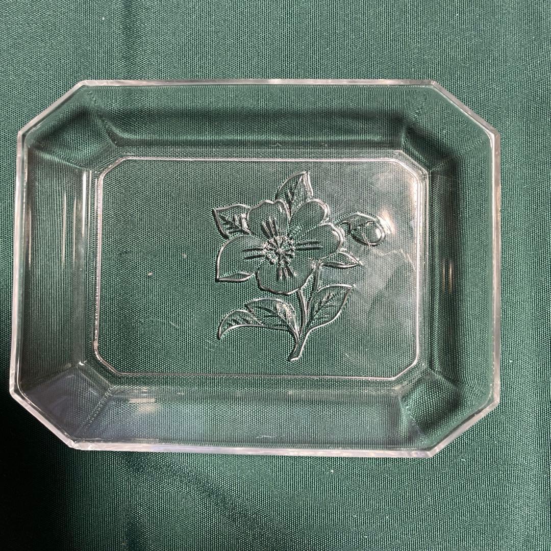 八角形皿3枚セット HOYAクリスタル 皿 お茶請け 夏 お菓子入れ - メルカリ