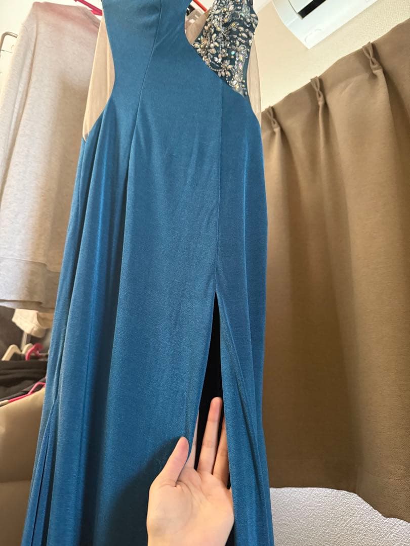 エンジェルアール　ロングドレス　AR25232-BL-S250728