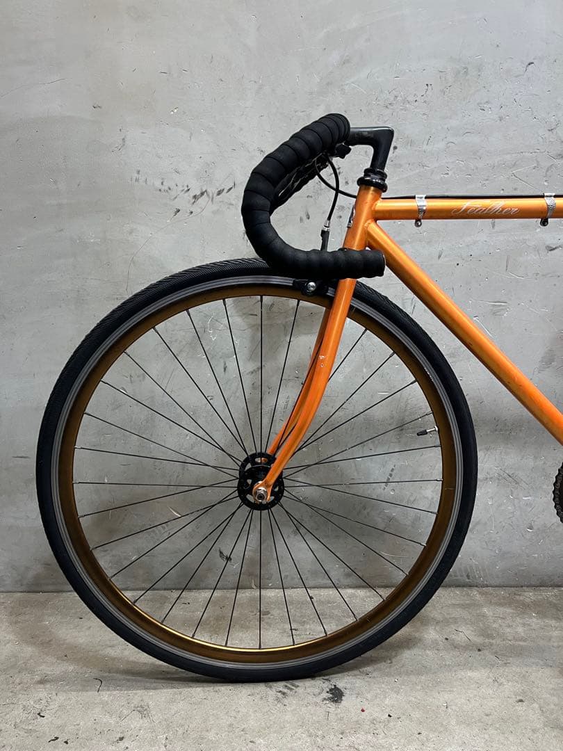 ピストバイク　FUJI FEATHER フジ　フェザー 700c クロモリ