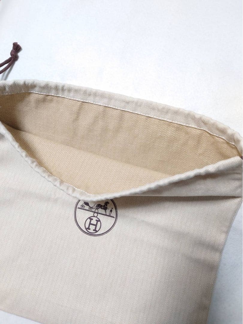HERMES エルメス 【新品・未使用】保存袋 巾着袋 大きめ - メルカリ