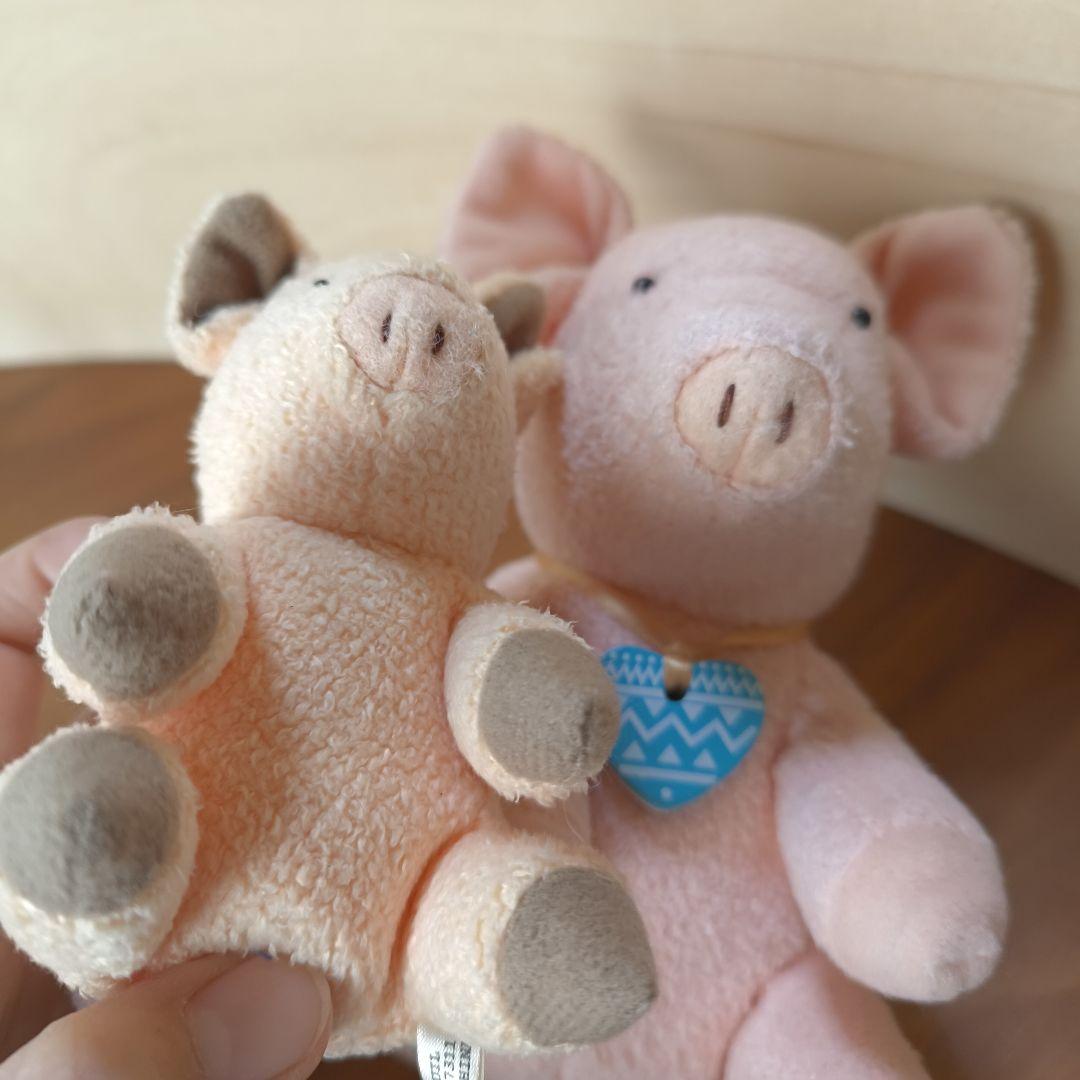 モンスイユ ショコラ ぶたぶた ハート ぶた レア ピンク色 オレンジ色ぬ