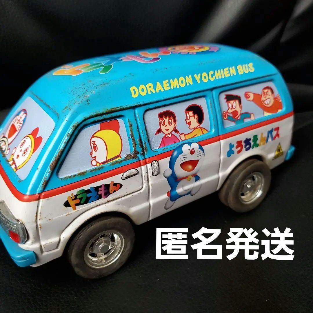 レトロ】ブリキ ドラえもん 幼稚園バス 昭和レトロ - メルカリ