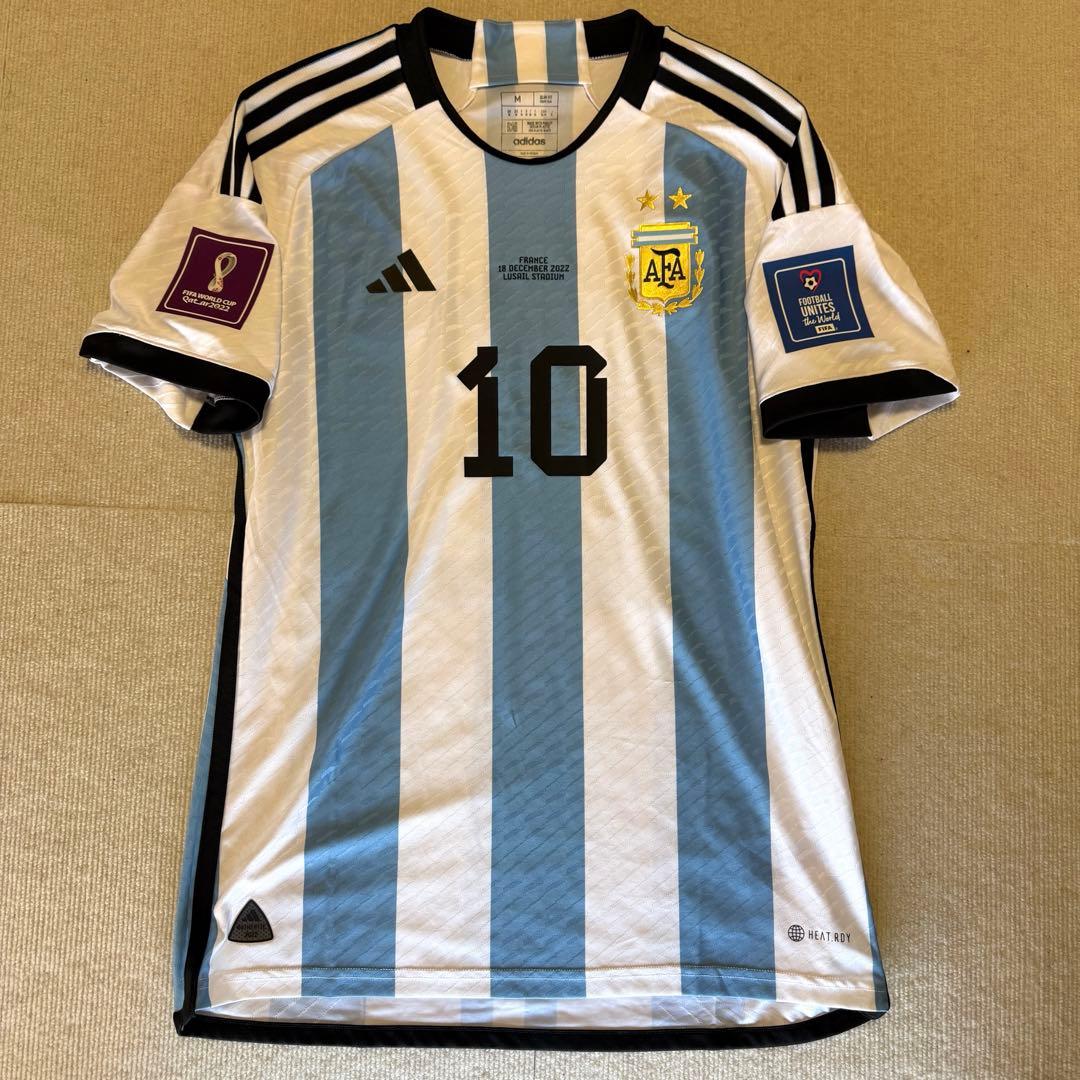 アルゼンチン代表 2022 メッシ オーセンティック ユニフォーム - メルカリ