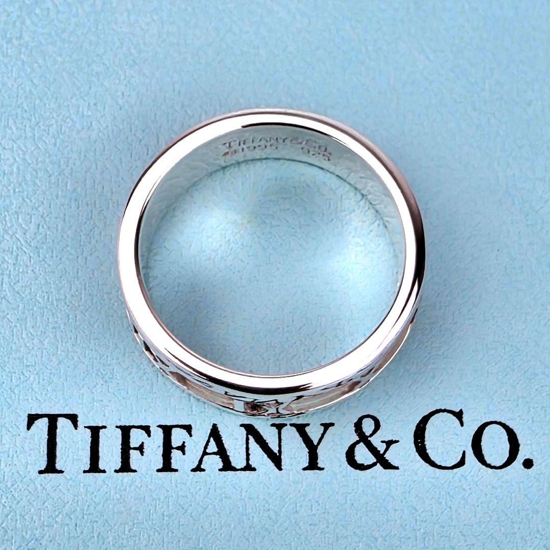 美品 ティファニー TIFFANY&Co. アトラス リング 指輪 14号