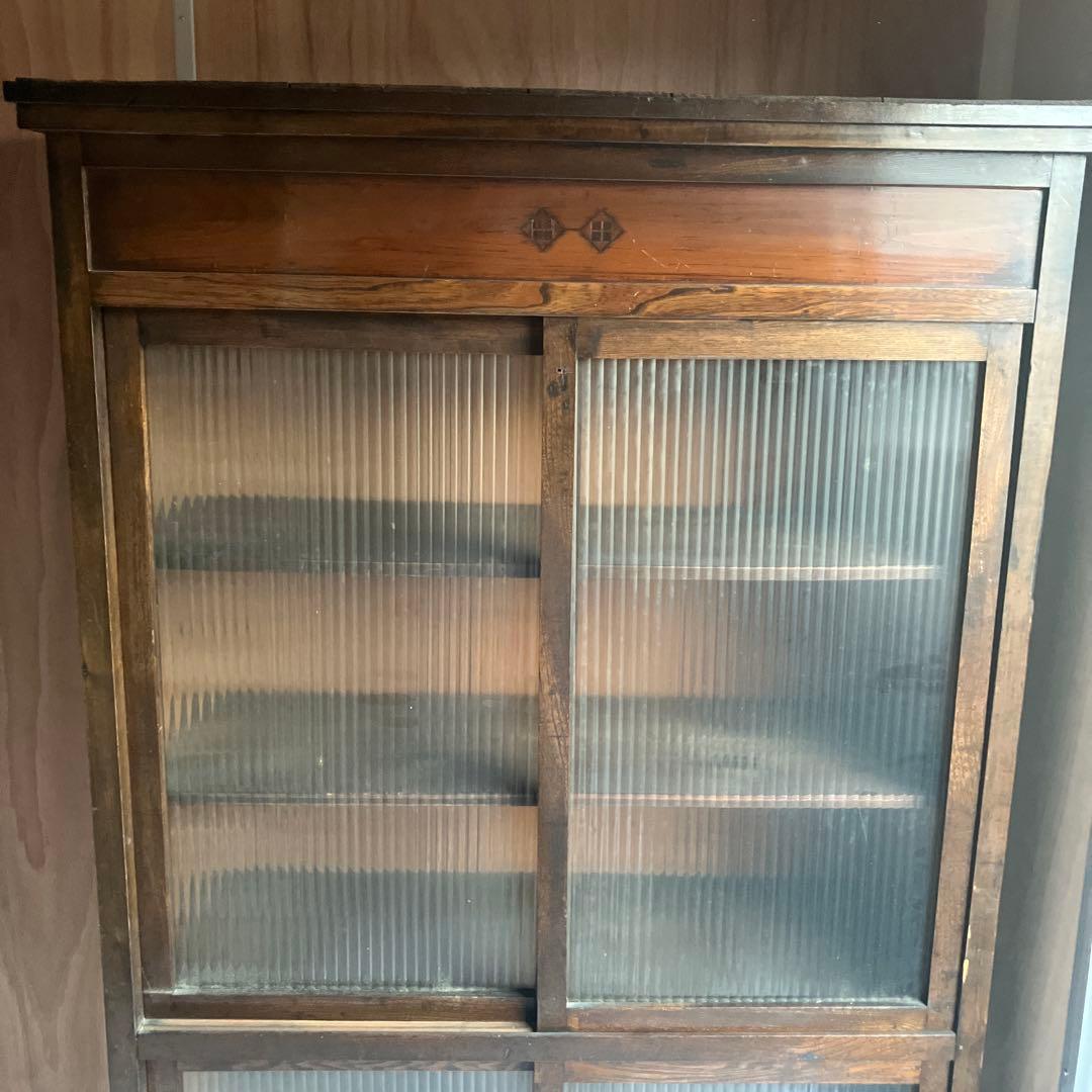 ぱぁるさん専用 木製ガラス扉キャビネット【引き取りの場合は送料分