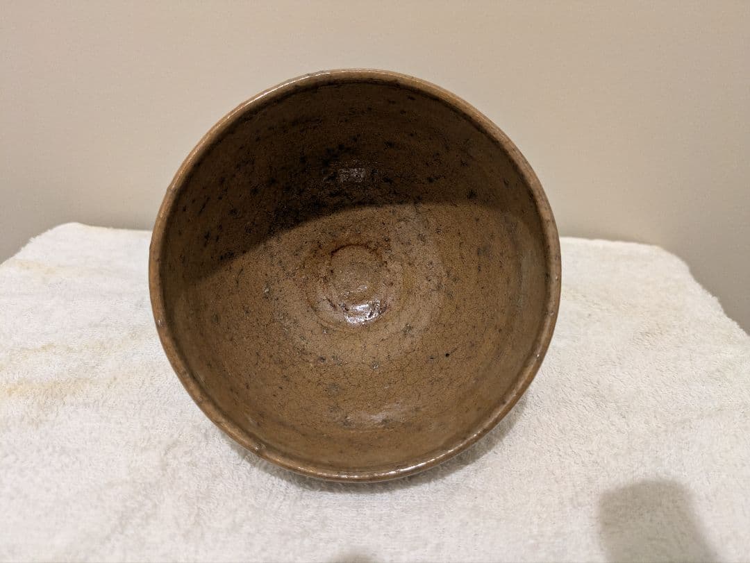 江戸時代　古萩　茶碗　割高台　時代箱　萩焼　時代物