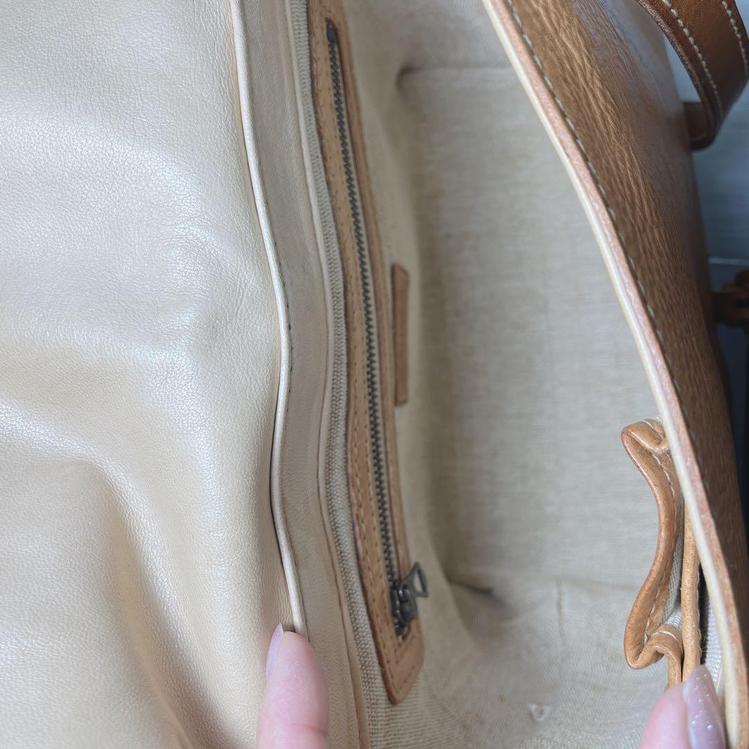 genten バッグ 牛革 ショルダーバッグ ゲンテン レザー 調整可能