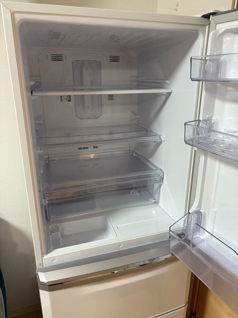 冷蔵庫 ホワイト　三菱MR-C34E-W 335L 2019年製