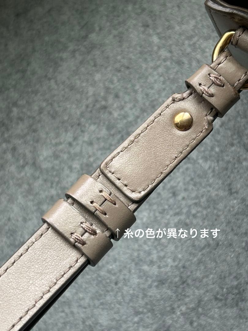 美品 Chloe C シー ミニバッグ ショルダーバッグ グレージュ　本革