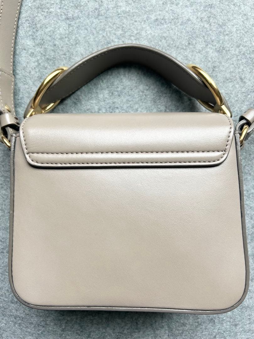 美品 Chloe C シー ミニバッグ ショルダーバッグ グレージュ　本革