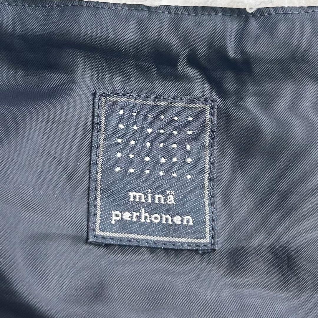 ミナペルホネン　tambourine タンバリン　スカート　刺繍　ブラック