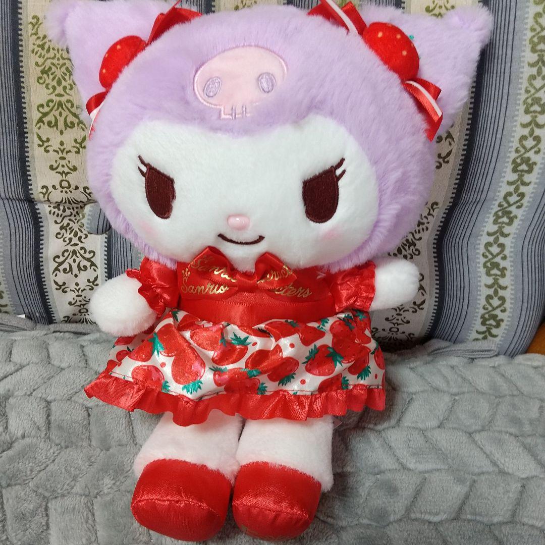 クロミ フラワードレス いちご新聞 サクラ ぬいぐるみ 3点セット