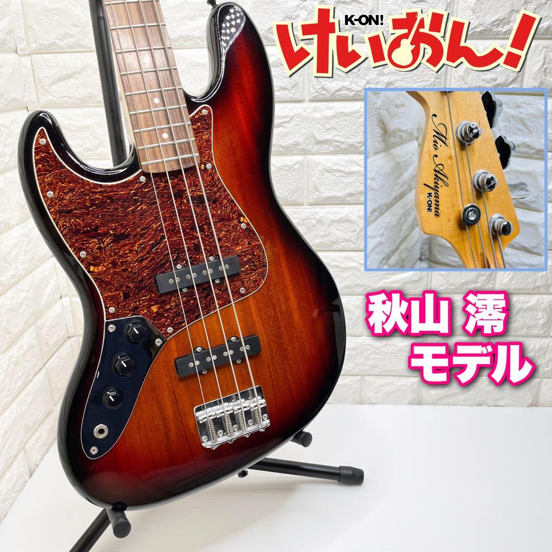 希少】 けいおん 秋山澪モデル エレキベース 左利き レフティ K-ON