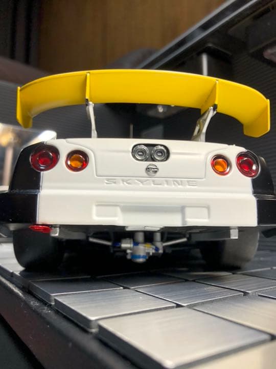 激レア入手困難！オートアート1/18スカイラインGT-R34テストカー