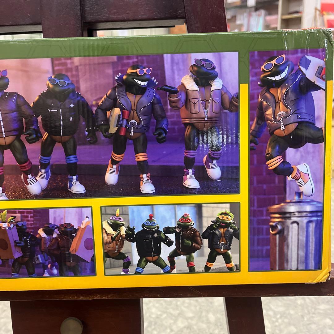 NECA TMNT ミュータントタートルズパンクディスガイズフィギュア4体