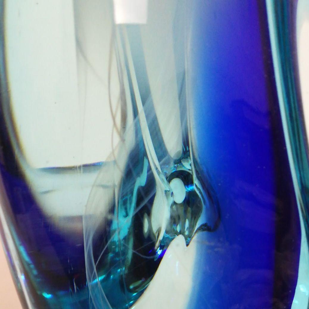 マルティグラス 大きな ペンギン 置物 硝子 専用箱付き