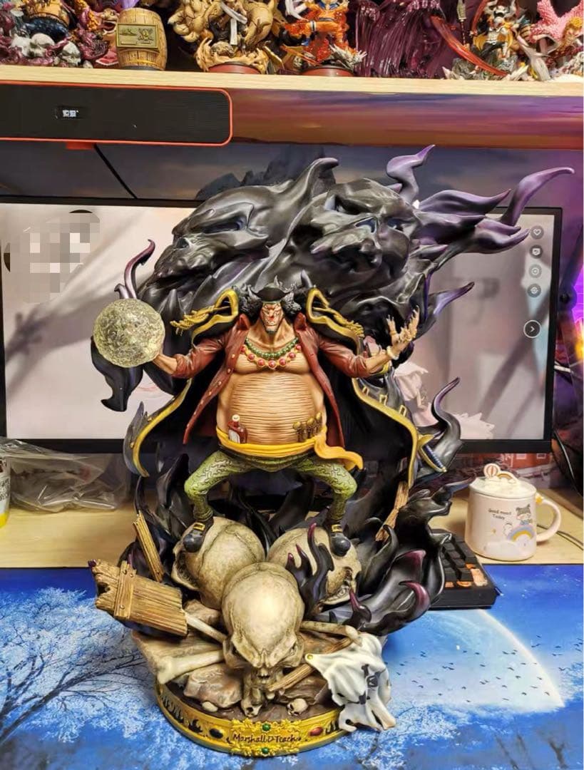 ワンピース エース vs 黒ひげ ガレージキット ガレキ スタチュー① ONE