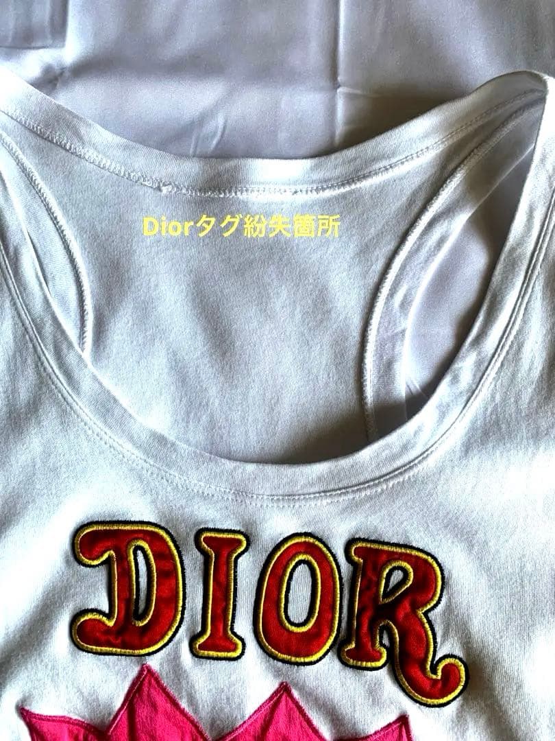 ⭐️Christian Dior タンクトップ✨NOT WAR ✨　　　訳あり価格