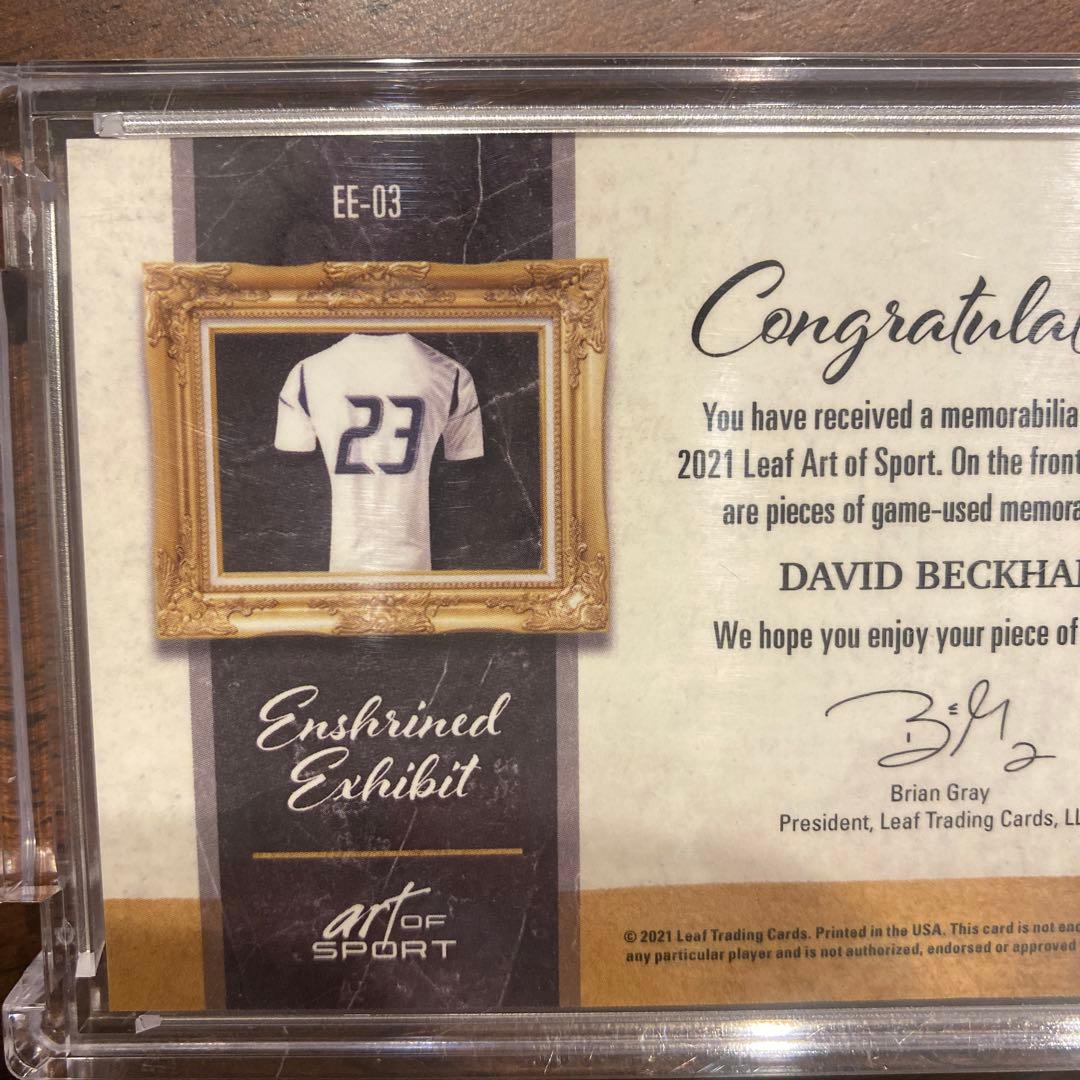 Leaf デイビッドベッカム ジャージメモラビリア 限定12枚 - メルカリ