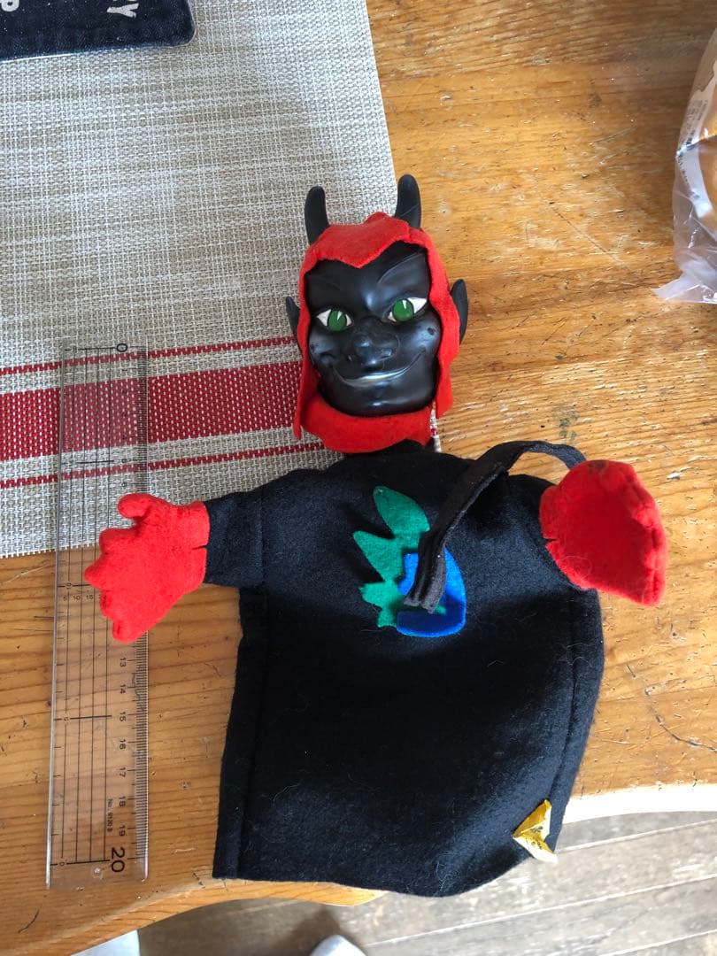 ビンテージ デビル 悪魔 シュタイフ パペット 手踊り人形 アンティーク