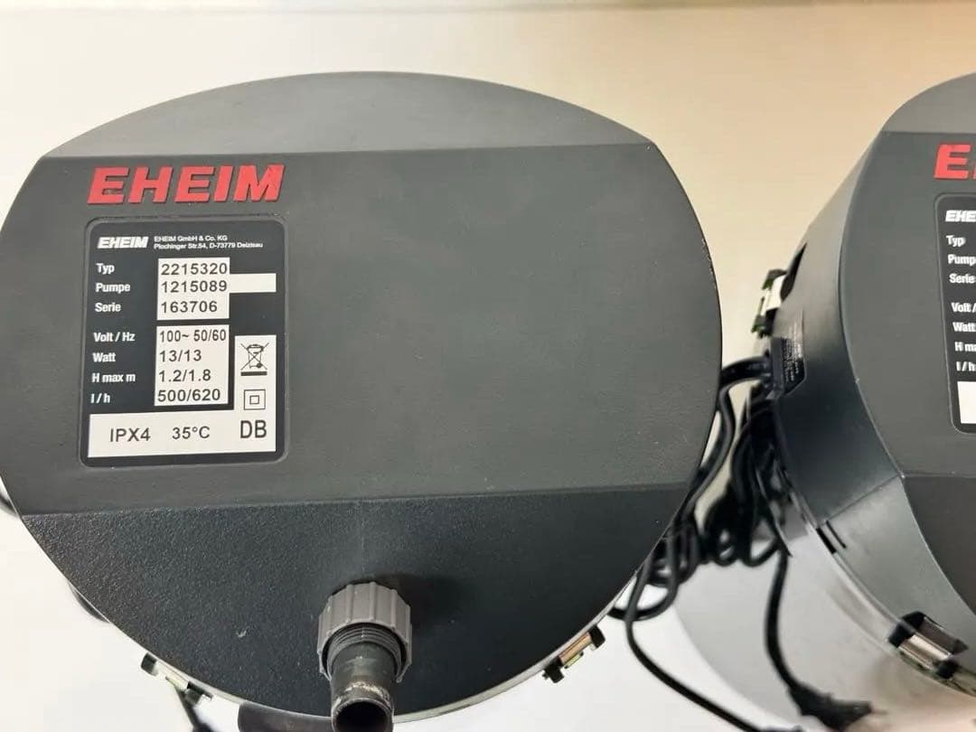 【日曜特価】エーハイム2215本体×２台 + ダブルタップ2組(4本)