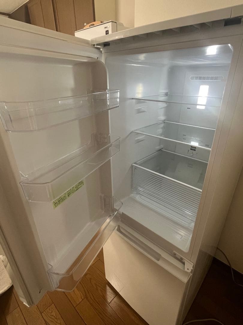 【美品】2021年製 SHARP 冷蔵庫SJ-D18G-W 179ℓ 2ドア