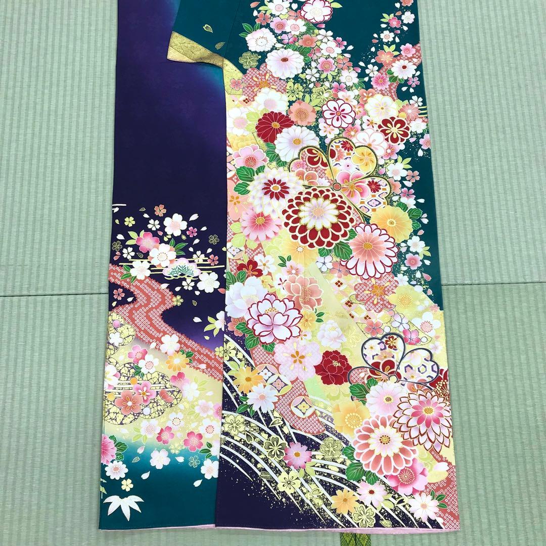 ☆少々難あり☆正絹 振袖 仕立て上がり リメイク - メルカリ