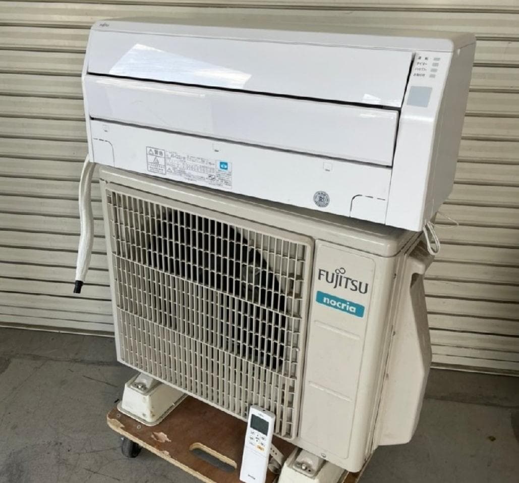 神奈川県内は無料工事、配送付き、室外機セット)[1051]富士通6畳 保証