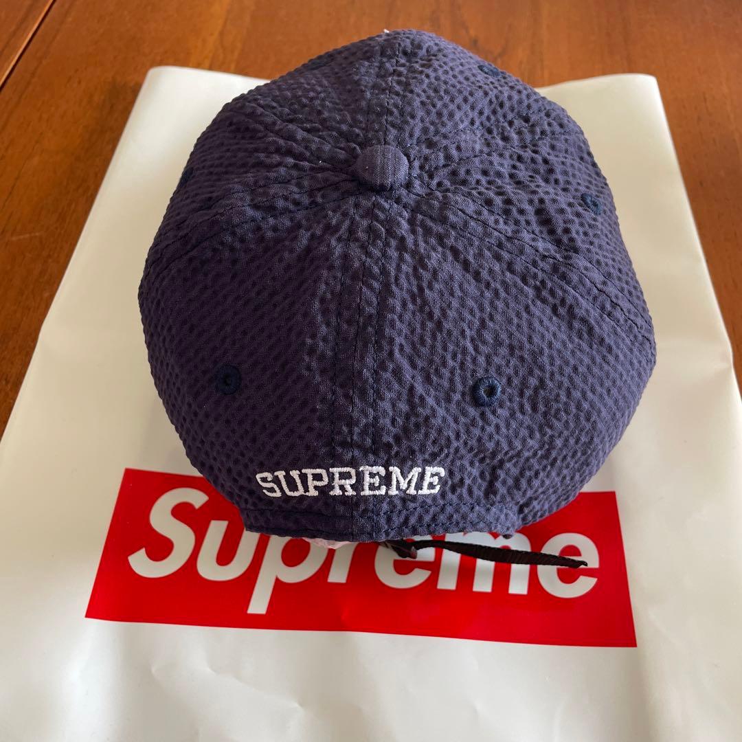 Supreme ネイビー ベースボールキャップ
