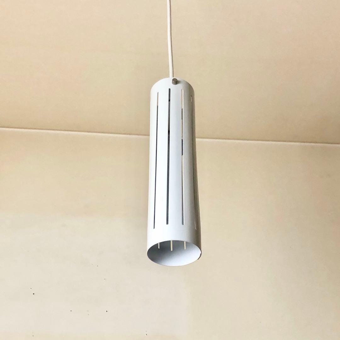 スウェーデン 北欧ビンテージ ミルキーホワイト シリンダー型