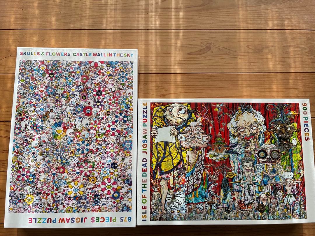 村上隆 ジグソーパズル Murakami.Flowers 4個セット Takashi Murakami