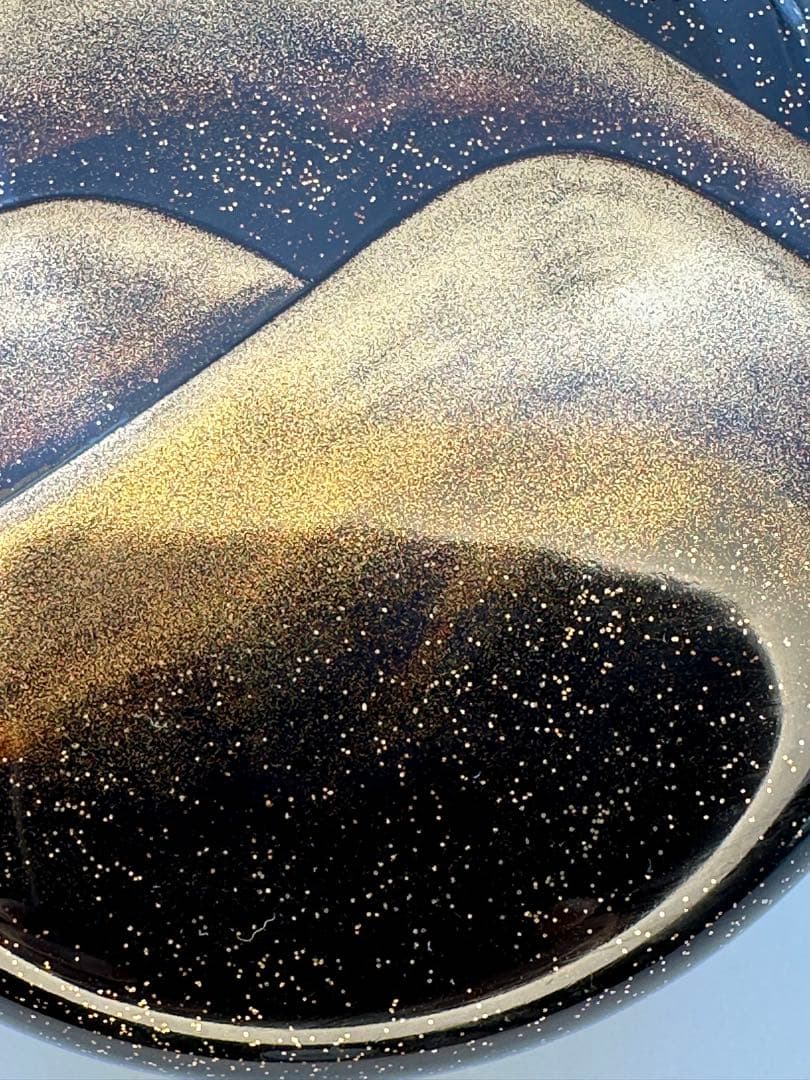 茶道具 棗 村田宗覚 遠山蒔絵 内側銀地 茶道具 棗 村田宗覚 遠山