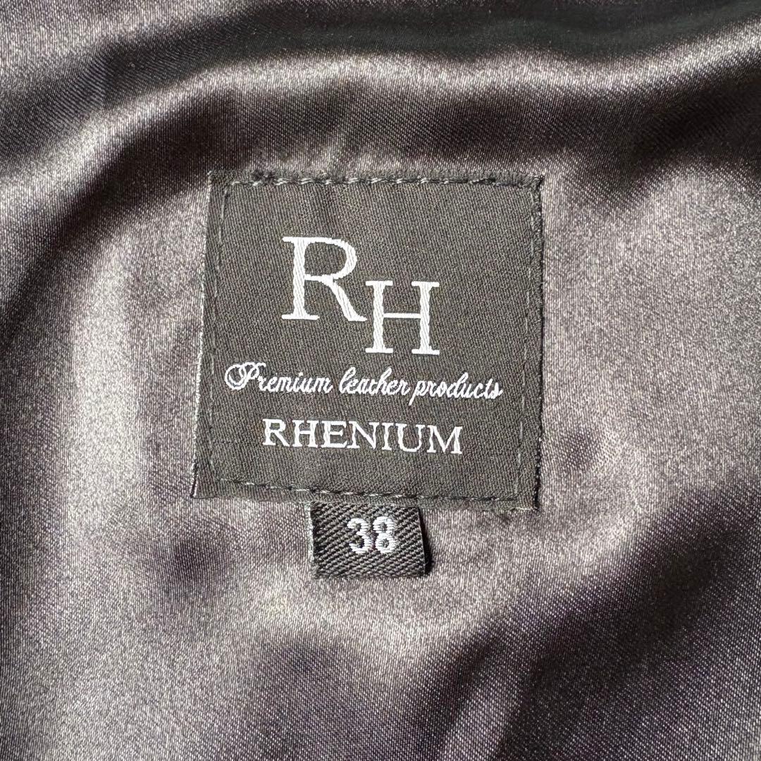 美品】RH PREMIUM 羊革 希少カラー グリーン ラムレザージャケット