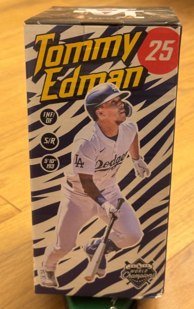 トミーエドマン☆スタジアム限定配布☆ボブルヘッド☆未開封☆背番号