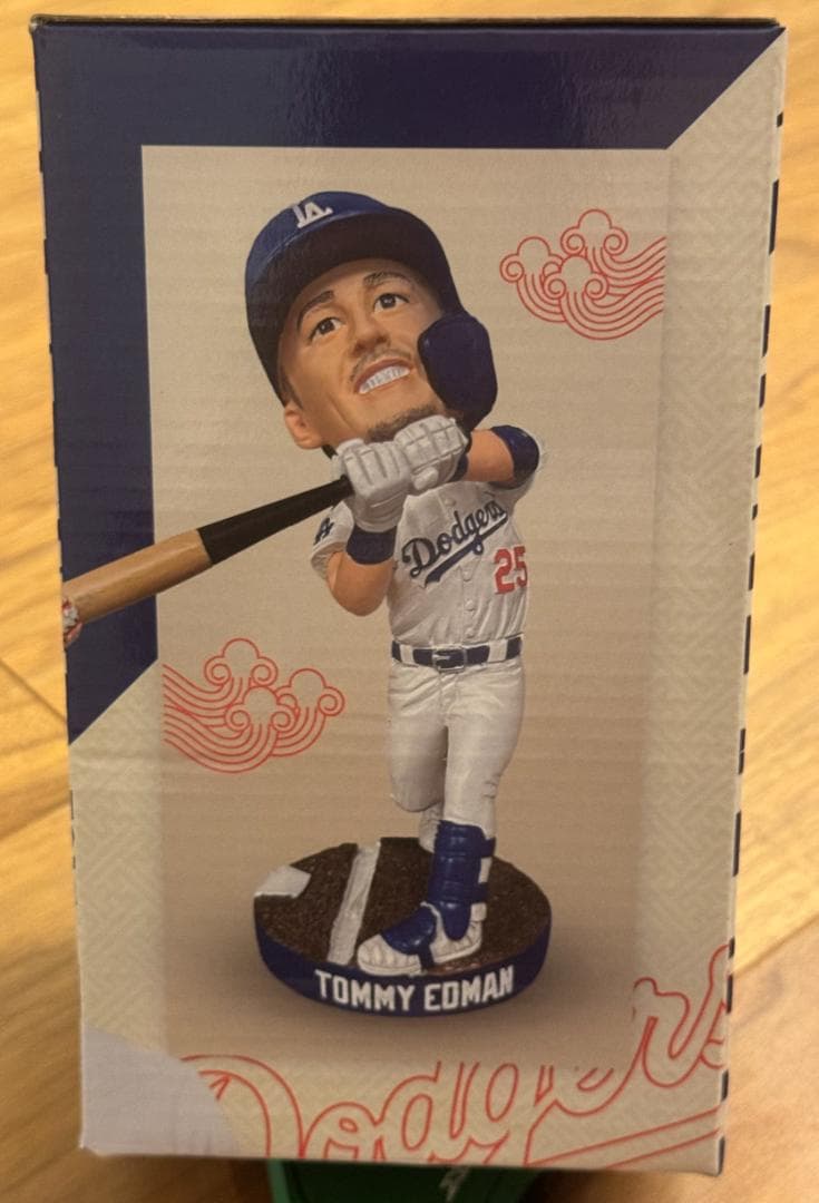 トミーエドマン☆スタジアム限定配布☆ボブルヘッド☆未開封☆背番号