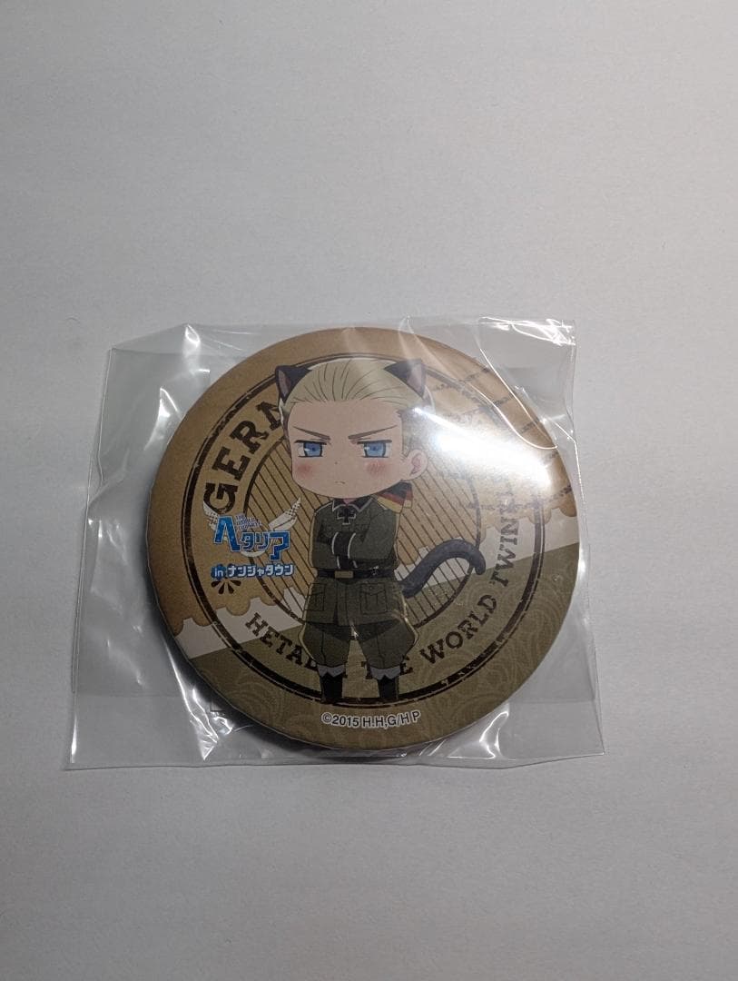 【未開封】ヘタリア ナンジャタウンコラボ 猫耳缶バッジ 9点セット