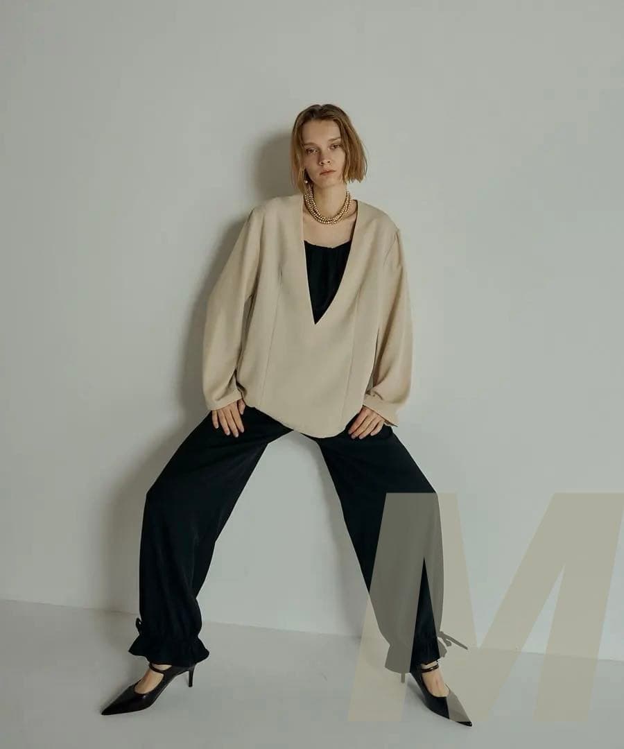 ウ☆新品et.UNiVER Practical over blouse set