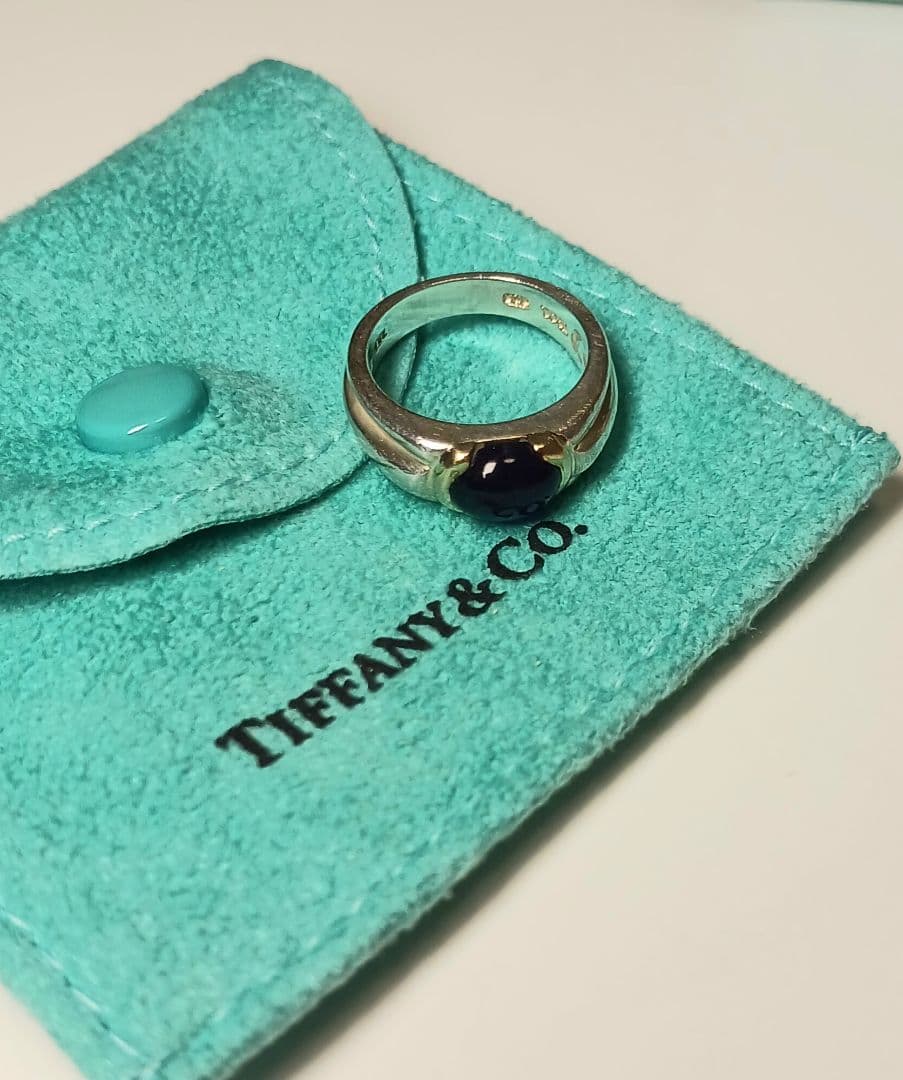 【お年玉お値下げ中】オールドティファニー　アメジストリング　 7号