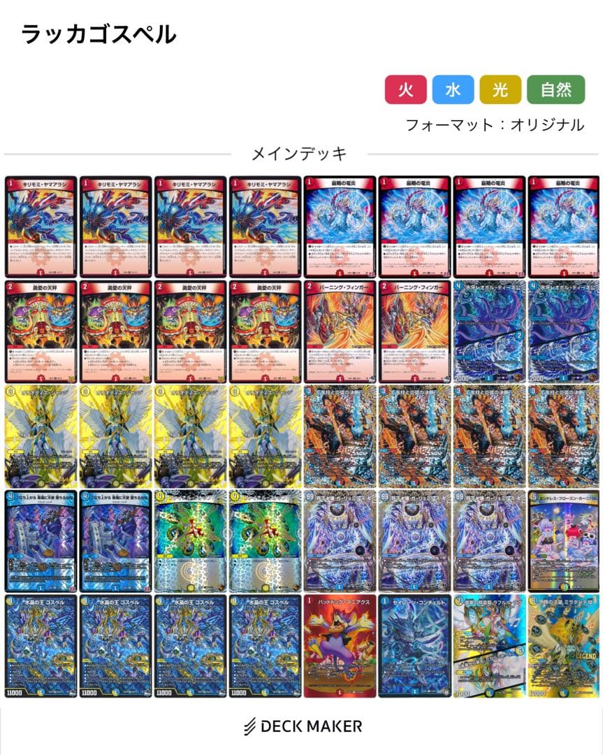 デュエマ ラッカゴスペル レート微高