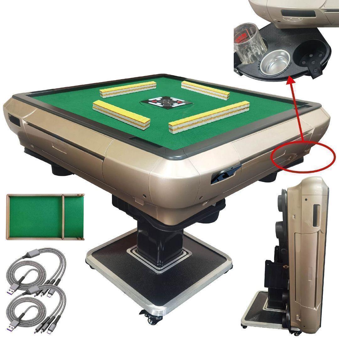 本日価格！！ 全自動麻雀卓 家庭用 静音式 折り畳み式 コンパクト