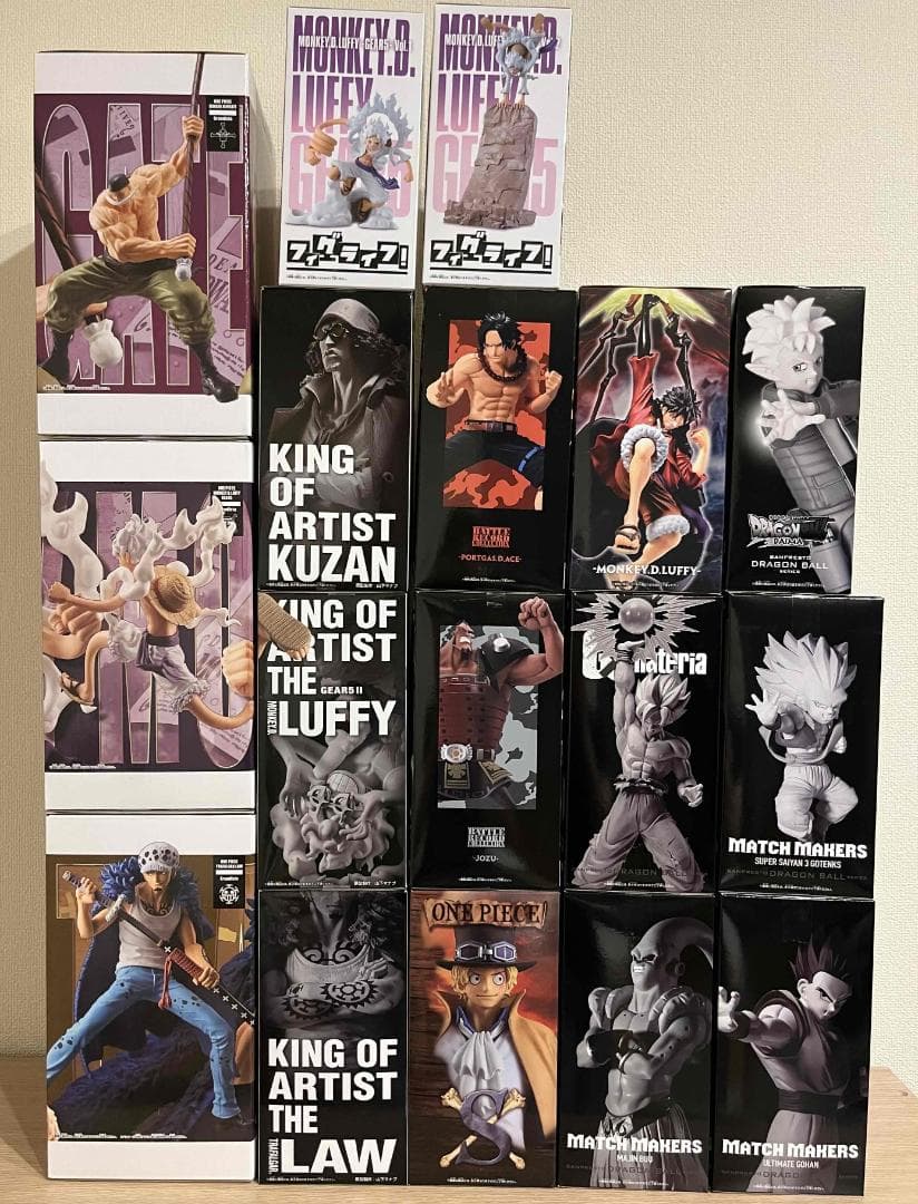 フィギュアまとめ売り 17個セット ワンピース ドラゴンボール