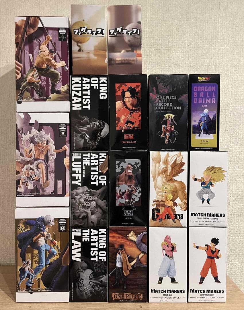 フィギュアまとめ売り 17個セット ワンピース ドラゴンボール