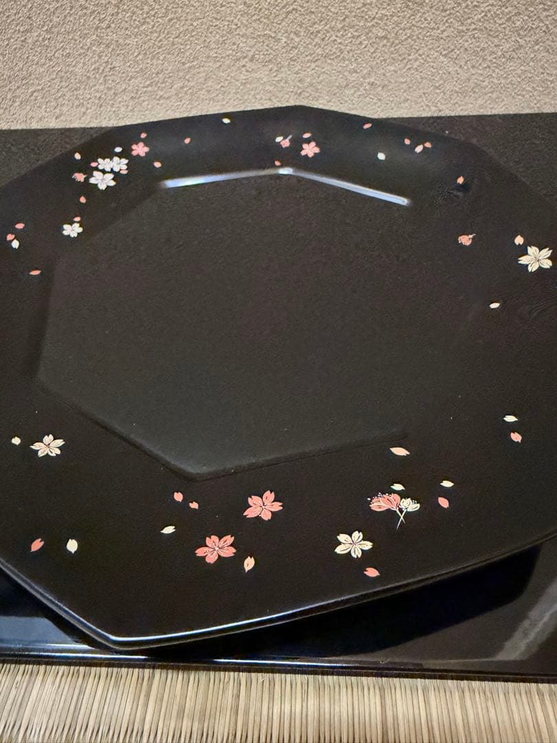 輪島塗 鬼平慶司 桜花文 八角盆 共箱 - メルカリ