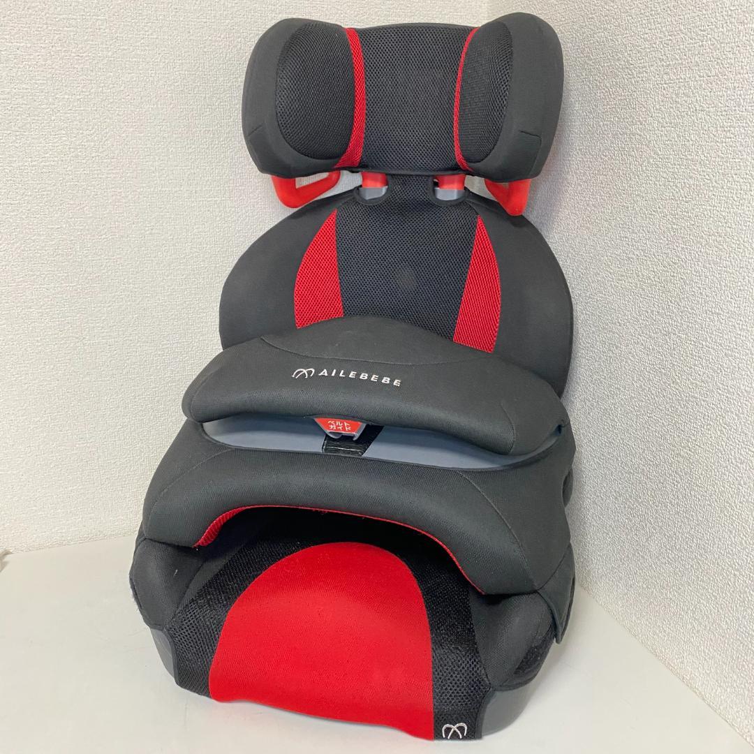 エールベベ チャイルドシート サラットクワトロスカーレットブラック