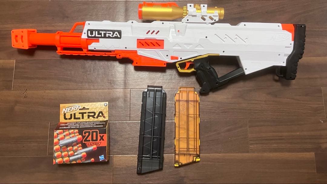ナーフ ウルトラ ファラオ 互換品予備マガジン　新品ウルトラダーツ20発付き