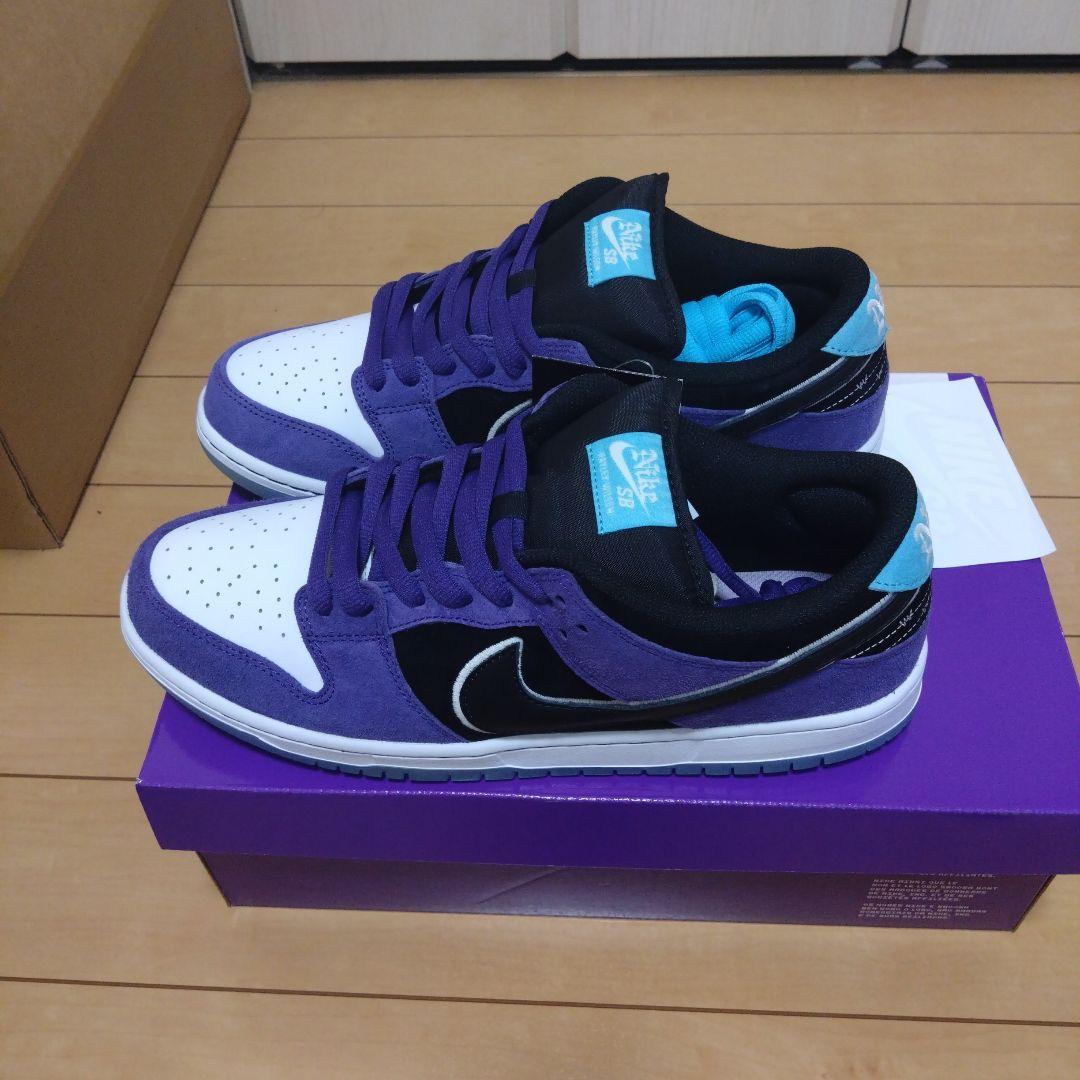 Nike Dunk Low SB パープル/ブラック/ホワイト
