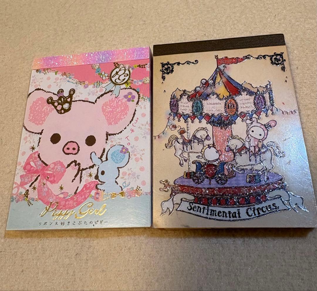 San-x メモ帳 メモパッド センチメンタルサーカス Piggy Girl - メルカリ