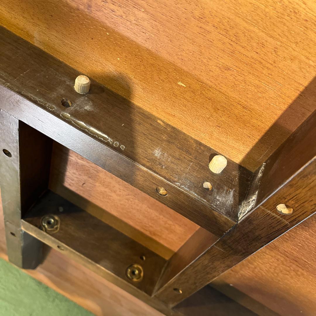 Sale ヴィンテージ オーク　８角　収納付き　ラウンドテーブル